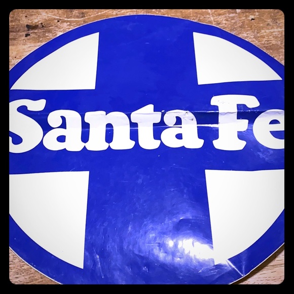 Bnsf Railroad Accents Vintage Santa Fe Decal Sticker Poshmark